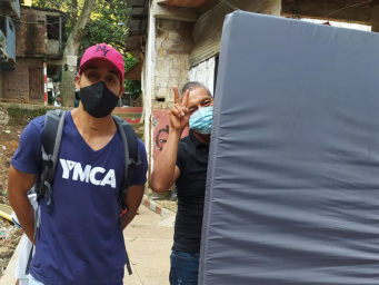 YMCA Cali acompaña a familias afectadas por lluvias en Siloé