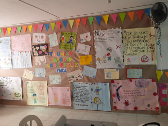 YMCA realiza actividad de concientización contra el trabajo infantil en su sede Puertas del Sol